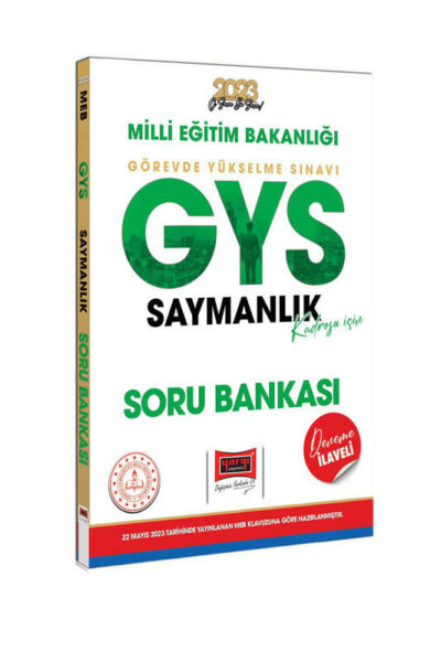 Yargı Yayınları 2023 MEB GYS Saymanlık Kadrosu İçin Deneme İlaveli Soru Bankası
