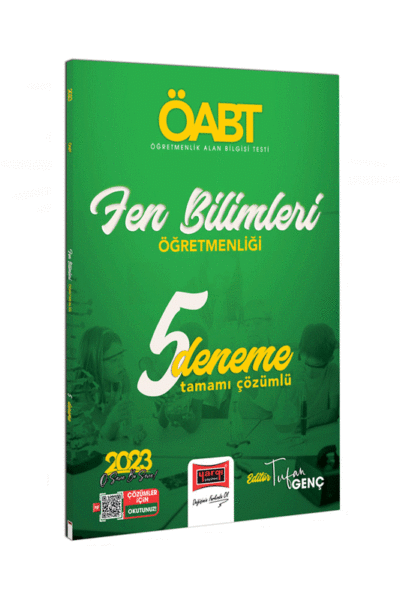 Yargı Yayınları 2023 ÖABT Fen Bilgisi Öğretmenliği Tamamı Çözümlü 5 Deneme