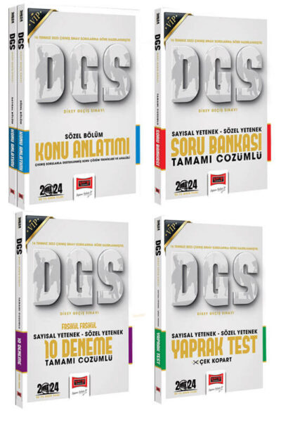 Yargı Yayınları 2024 DGS Vip Kazandıran Set