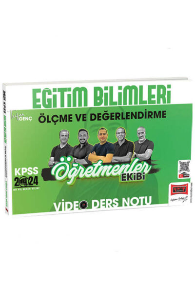 Yargı Yayınları 2024 KPSS Eğitim Bilimleri Ölçme ve Değerlendirme Öğretmenler Ekibi Video Ders Notları