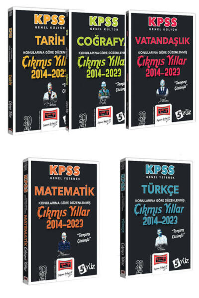 Yargı Yayınları 2024 KPSS GK-GY Tüm Dersler Konularına Göre Düzenlenmiş Tamamı Çözümlü Çıkmış Sorular (2014-2023)