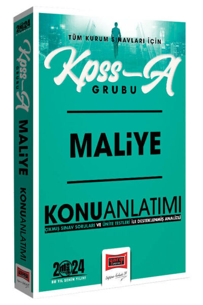Yargı Yayınları 2024 KPSS A Grubu ve Tüm Kurumlar İçin Maliye Konu Anlatımı