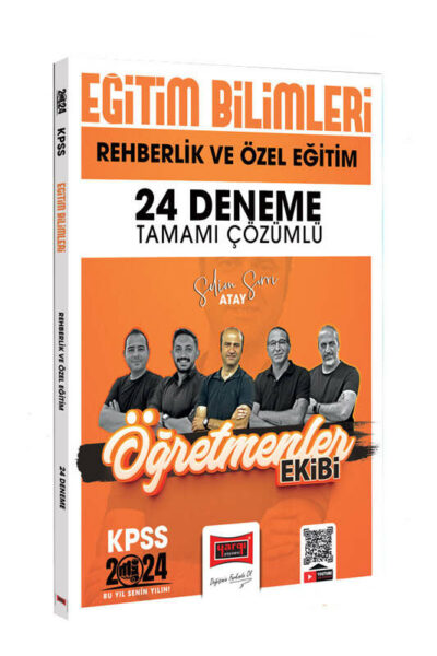 Yargı Yayınları 2024 KPSS Eğitim Bilimleri Öğretmenler Ekibi Rehberlik ve Özel Eğitim Psikolojisi Tamamı Çözümlü 24 Deneme