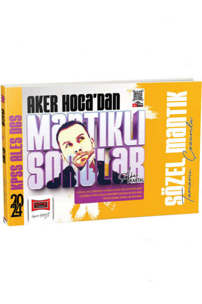 Yargı Yayınları 2024 KPSS ALES DGS 5Yüz Aker Hoca'dan Mantıklı Sorular Tamamı Çözümlü Sözel Mantık