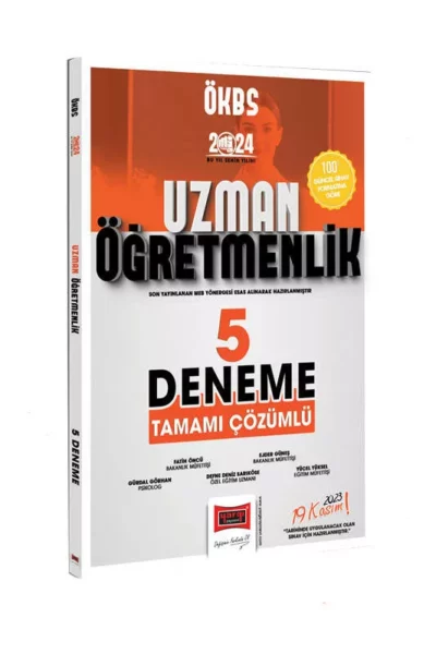 Yargı Yayınları 2024 Uzman Öğretmenlik 5 Deneme