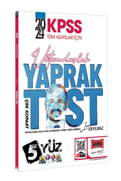 Yargı Yayınları 2024 KPSS Tüm Adaylar İçin 5Yüz Vatandaşlık Çek Kopart Yaprak Test