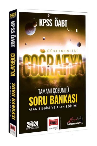 Yargı Yayınları 2024 ÖABT Coğrafya Öğretmenliği Tamamı Çözümlü Soru Bankası