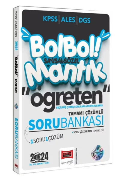 Yargı Yayınları 2024 KPSS ALES DGS Bol Bol Öğreten Sayısal Sözel Mantık Çıkmış Sorularla Desteklenmiş 1 Soru 1 Çözüm Soru Bankası
