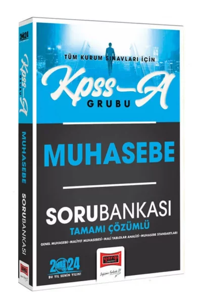 Yargı Yayınları 2024 KPSS A Grubu Muhasebe Soru Bankası