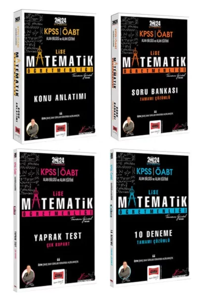 Yargı Yayınları 2024 ÖABT Lise Matematik Öğretmenliği Full Set