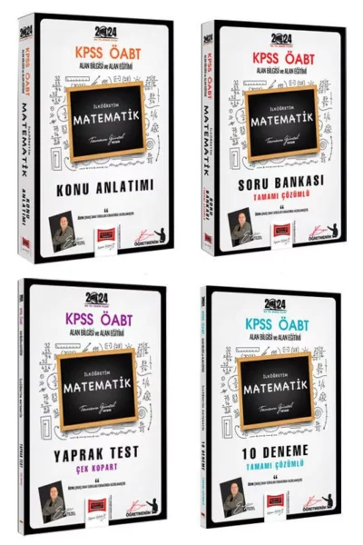Yargı Yayınları 2024 ÖABT İlköğretim Matematik Öğretmenliği Full Set