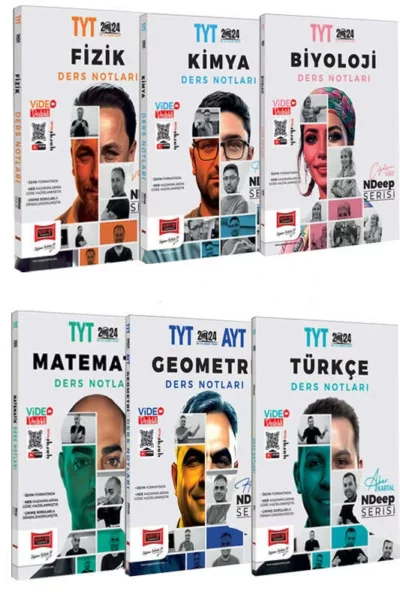 Yargı Yayınları 2024 NDeep Serisi TYT-AYT Sayısal Video Ders Notları Seti