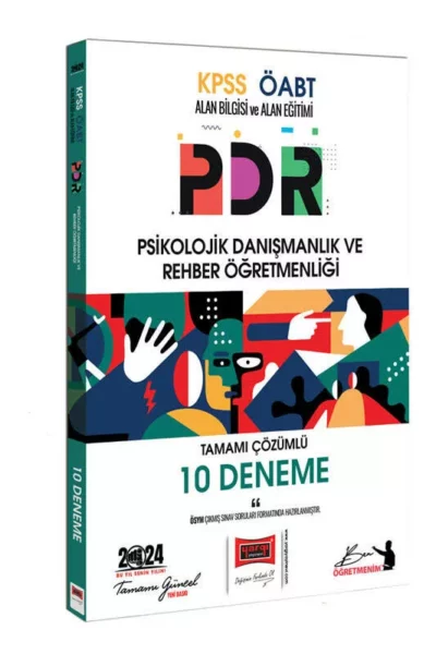 Yargı Yayınları 2024 ÖABT PDR Tamamı Çözümlü 10 Deneme Sınavı