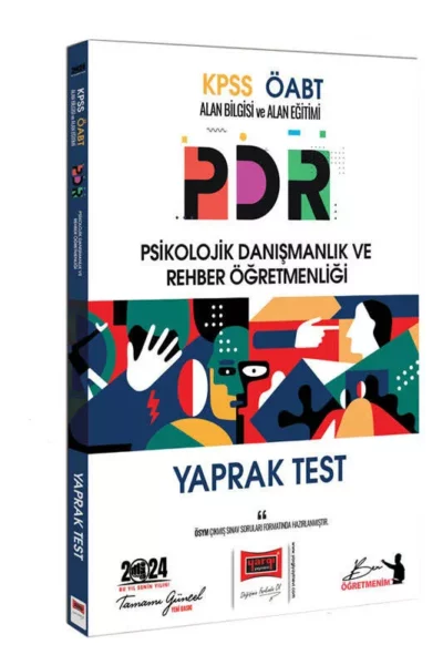 Yargı Yayınları 2024 ÖABT PDR Yaprak Test