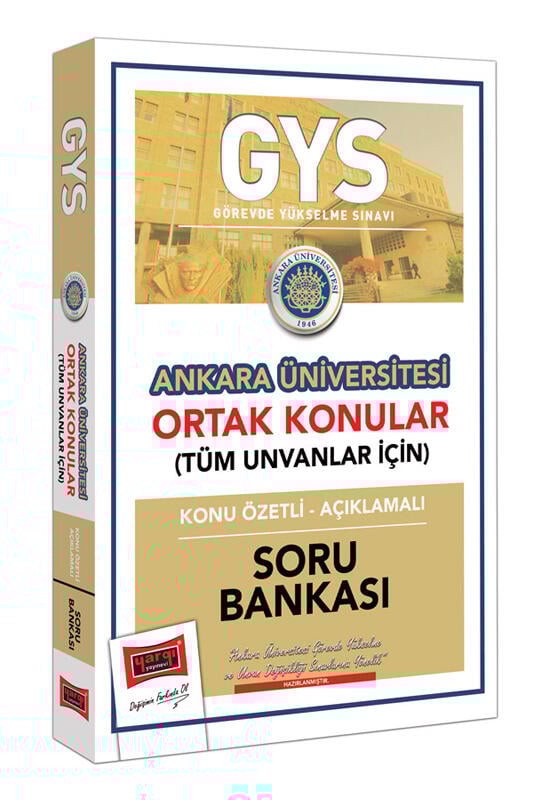 Yargı Yayınları GYS Ankara Üniversitesi Ortak Konular Konu Özetli - Açıklamalı Soru Bankası