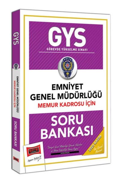 Yargı Yayınları GYS Emniyet Genel Müdürlüğü Memur Kadrosu İçin Soru Bankası