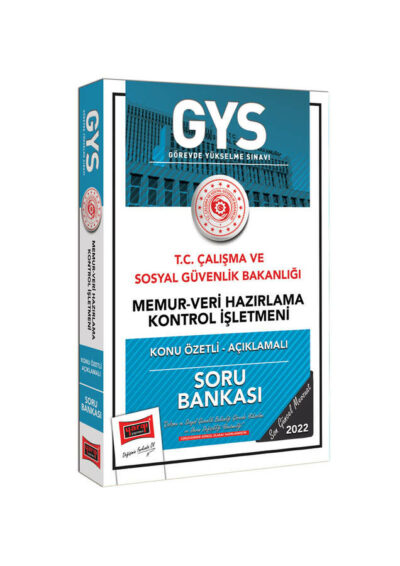 Yargı Yayınları T.C Çalışma Ve Sosyal Güvenlik Bakanlığı Memur-Veri Hazırlama Kontrol İşletmeni Kadrosu İçin Konu Özetli Açıklamalı Soru Bankası