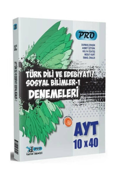 Yayın Denizi Yayınları 2023 AYT Türk Dili ve Edebiyatı  - Sosyal Bilimler 1 Pro 10x40 Deneme
