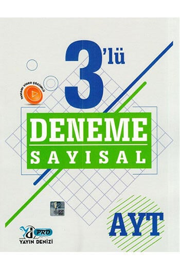 Yayın Denizi Yayınları AYT Sayısal 3 lü Pro Deneme