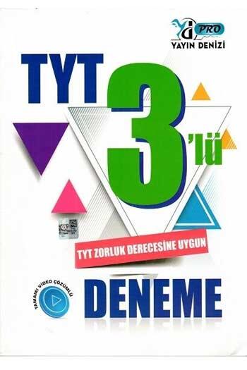 Yayın Denizi Yayınları TYT 3 lü Pro Deneme