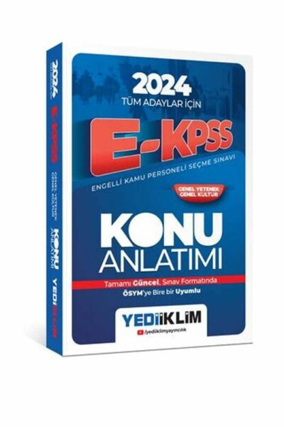 Yediiklim Yayınları 2024 Ekpss Tüm Adaylar İçin Konu Anlatımı