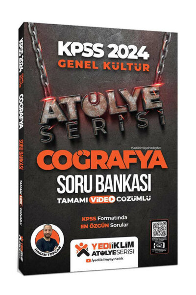 Yediiklim Yayınları 2024 Kpss Atölye Serisi Tamamı Video Çözümlü Coğrafya Soru Bankası