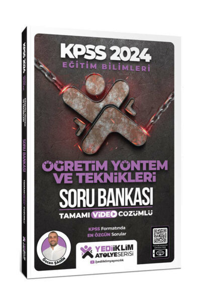 Yediiklim Yayınları 2024 Eğitim Bilimleri Atölye Serisi Öğretim Yöntem Ve Teknikleri Tamamı Video Çözümlü Soru Bankası
