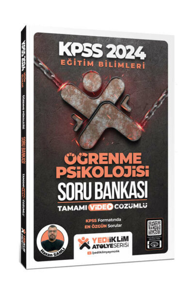Yediiklim Yayınları 2025 Eğitim Bilimleri Atölye Serisi Öğrenme Psikolojisi Tamamı Video Çözümlü Soru Bankası