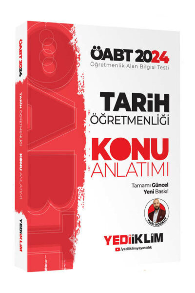 Yediiklim Yayınları 2024 ÖABT Tarih Öğretmenliği Konu Anlatımı