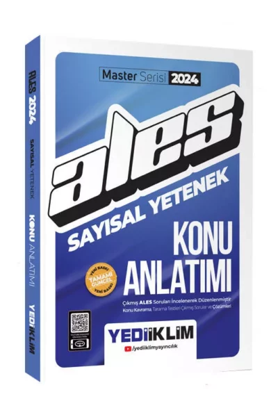 Yediiklim Yayınları 2024 ALES Sayısal Yetenek Konu Anlatımı