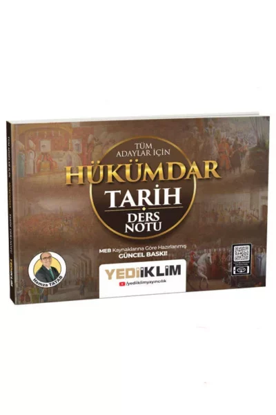 Yediiklim Yayınları Tüm Adaylar İçin Hükümdar Tarih Ders Notları