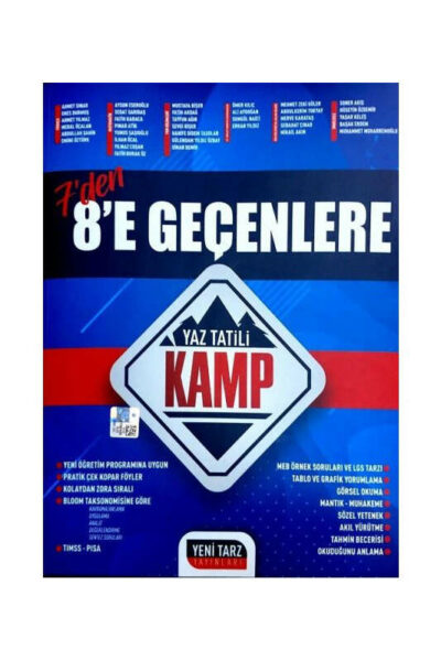 Yeni Tarz Yayınları 7 Den 8 e Geçenlere Yaz Tatili Kamp