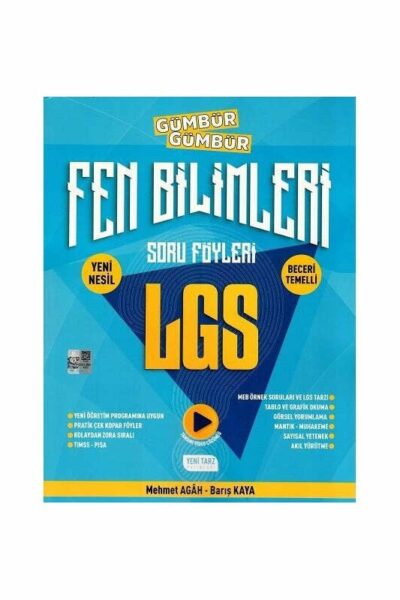 Yeni Tarz Yayınları 8. Sınıf LGS Fen Bilimleri Gümbür Gümbür Soru Föyleri