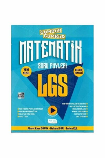 Yeni Tarz Yayınları 8. Sınıf LGS Matematik Gümbür Gümbür Soru Föyleri