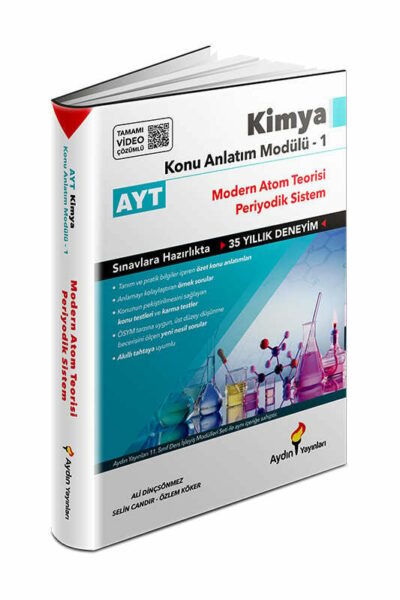 Aydın Yayınları YKS AYT Kimya Konu Anlatım Modülü-1 (Modern Atom Teorisi-Periyodik Cetvel)