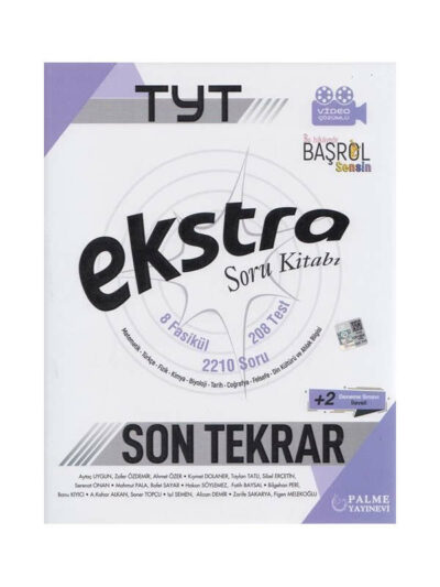 Palme Yayınları YKS TYT Tüm Dersler Ekstra Soru Tekrar Soru Kitabı