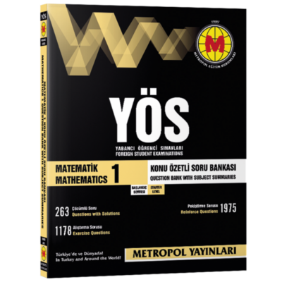YÖS METEMATİK 1 KONU ÖZETLİ SORU BANKASI(BAŞLANGIÇ SEVİYESİ)