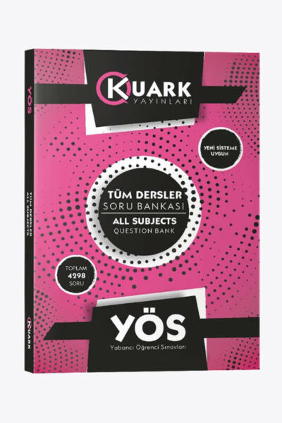 YÖS Tüm Dersler Soru Bankası Kuark Yayınları