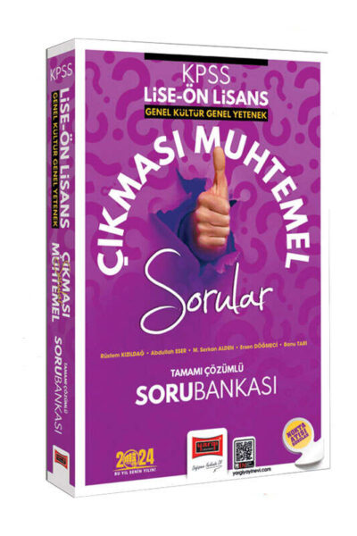 9786253701437 Yargı Yayınları, 2024, Lise, KPSS Kitap, Soru Kitabı