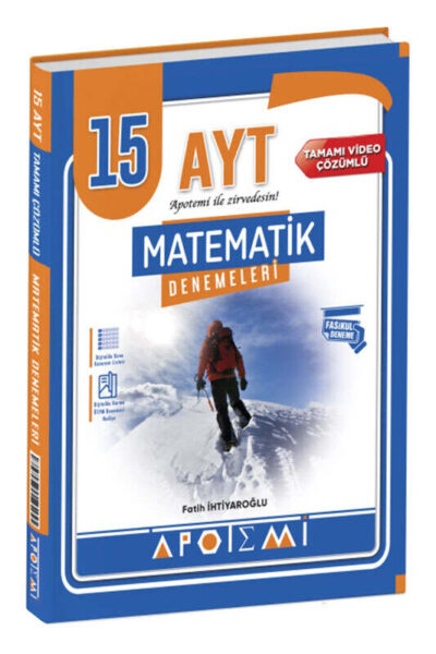 9786256648173 Apotemi Yayınları, 2024, Matematik Kitabı, AYT Kitap, Deneme Kitabı