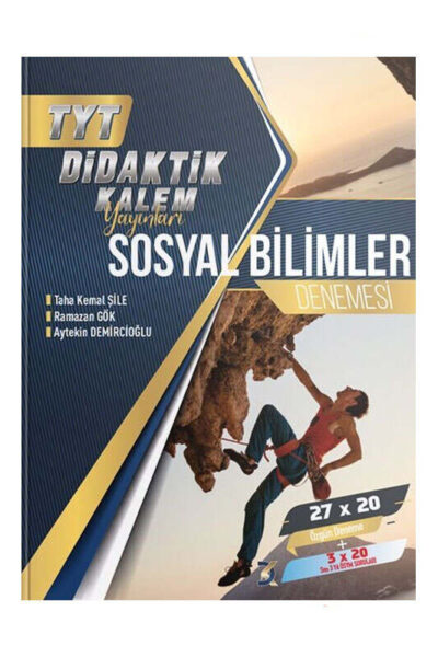 9786259894829 Didaktik Kalem Yayınları, 2024, TYT Kitap, Deneme Kitabı