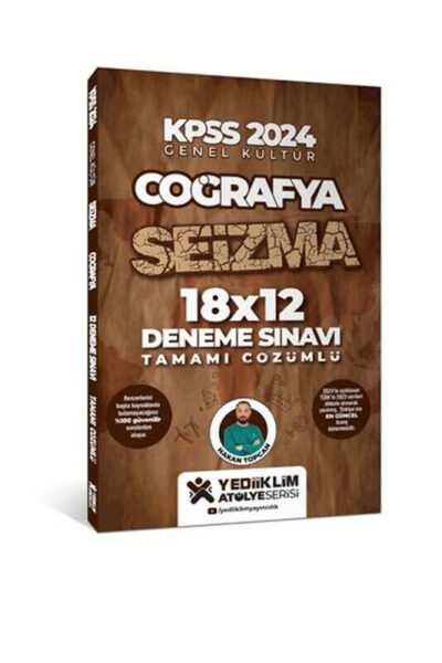 9786254315992 Yediiklim Yayınları, 2024, KPSS Kitap, Coğafya, Deneme Kitabı