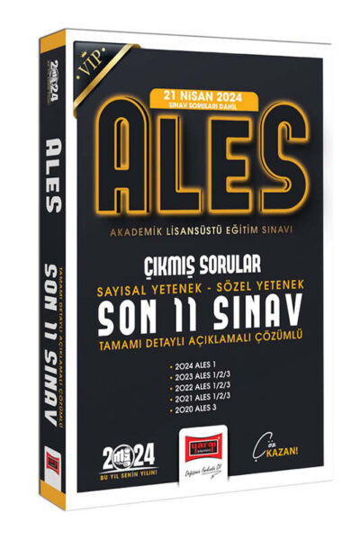 9786253701574 Yargı Yayınları, 2024, ALES Kitap, Çıkmış Soru Kitabı