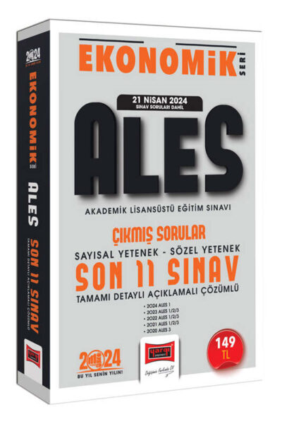 9786253701543 Yargı Yayınları, 2024, ALES Kitap, Çıkmış Soru Kitabı