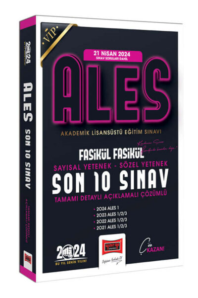 9786253701567 Yargı Yayınları, 2024, ALES Kitap, Çıkmış Soru Kitabı