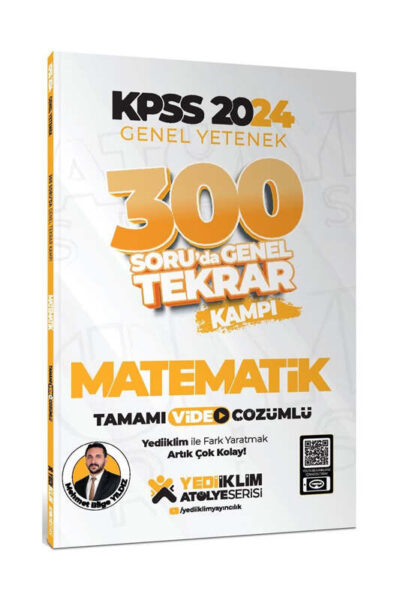 9786254316043 Yediiklim Yayınları, 2024, Matematik Kitabı, KPSS Kitap