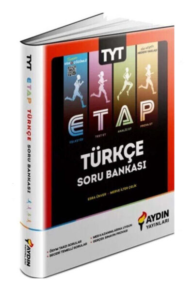 9786256412347 Aydın Yayınları, TYT Kitap, Türkçe, Soru Kitabı