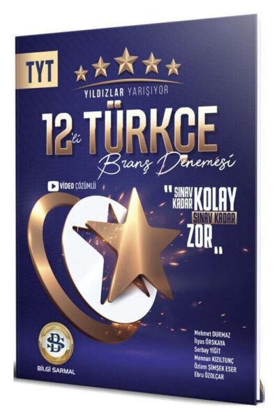 9786256712089 Bilgi Sarmal Yayınları, 2024, TYT Kitap, Türkçe, Deneme Kitabı