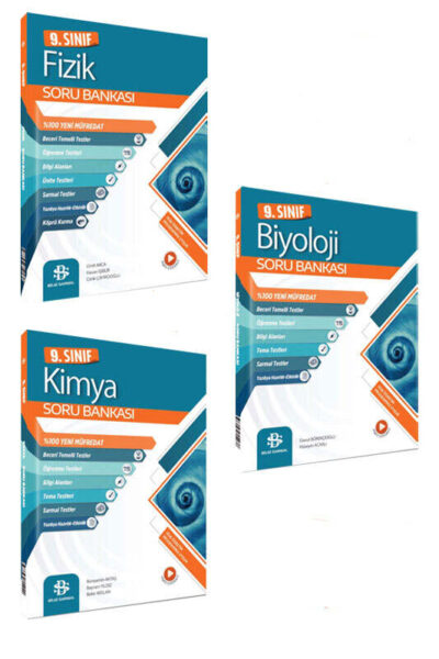 9999B1259 Bilgi Sarmal Yayınları, Biyoloji Kitabı, Fizik, Kimya, Soru Kitabı