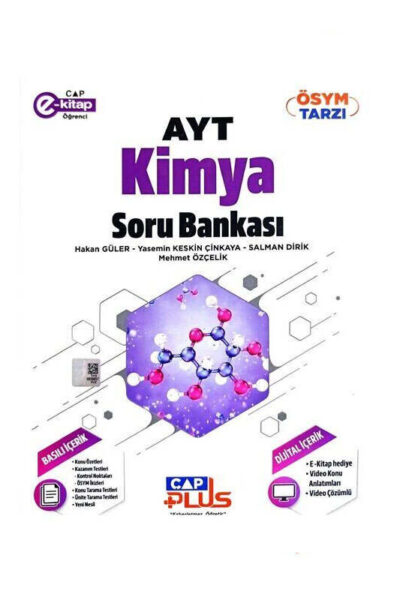 9786256040076 Çap Plus Yayınları, AYT Kitap, Kimya, Soru Kitabı